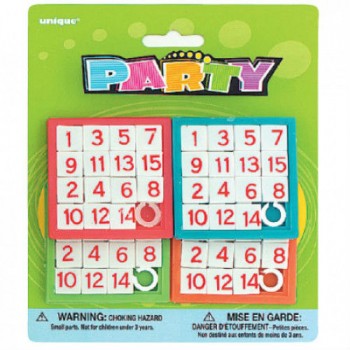 BIRTHDAY GAME - NUMBER PUZZLES